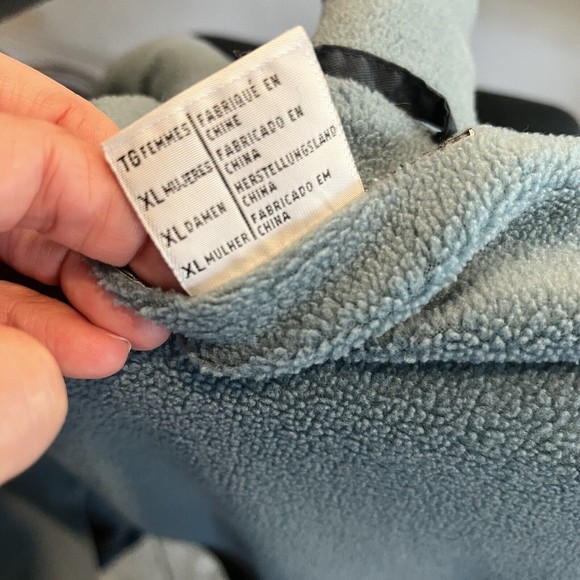 Columbia Womens Fleece Jacket Full Zip Long Sleeve Zip Pockets Blue Size XL - Picture 7 of 7